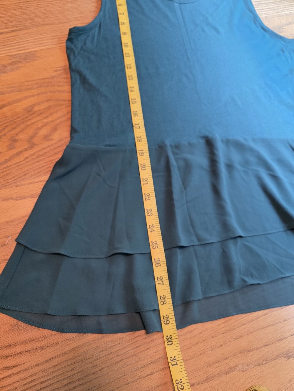 Michael Kors Double-Hem Sleeveless Top Green Size XL - Picture 8 of 9